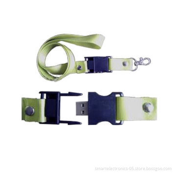 Lanyard USB flash drives, 64MB-128GB capacity/free your logo printing/package/no MOQ/2-years warrant